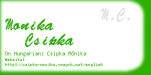 monika csipka business card
